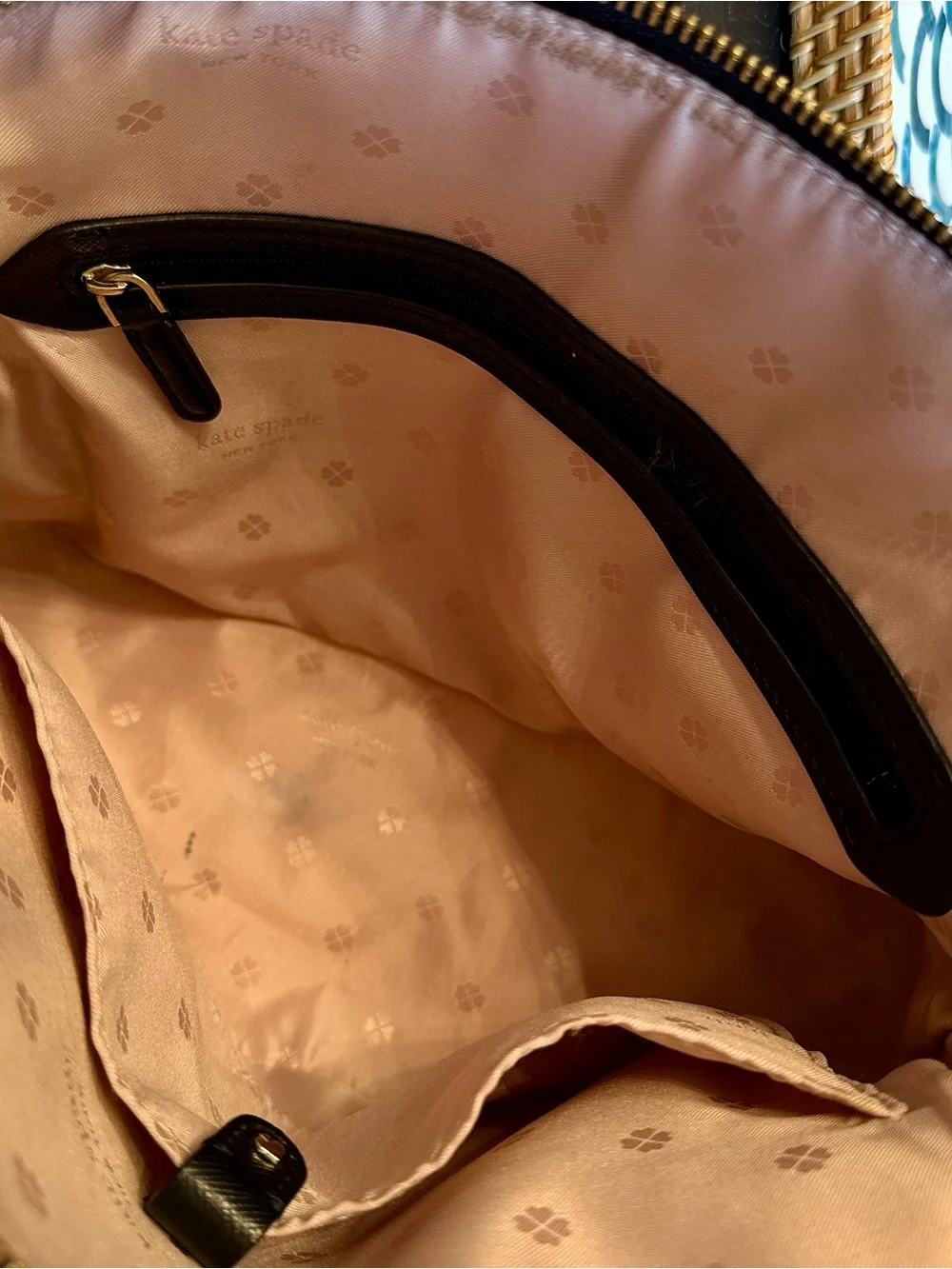 Kate Spade New York Structured Black Leather Satchel Bag